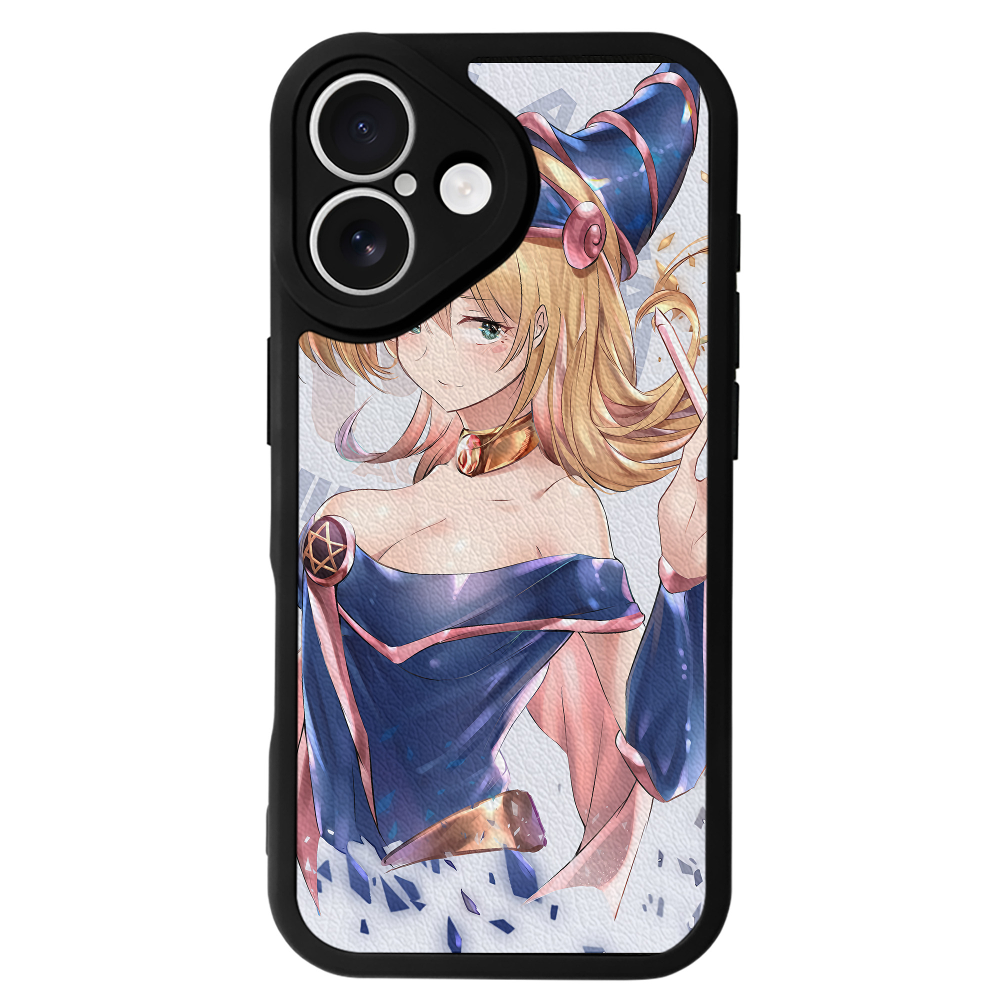 （画像用） 遊☆戯☆王 Yu-Gi-Oh! 【iPhone 16シリーズ対応】シリコンスマホケース（レザー調） 材質：シリコン